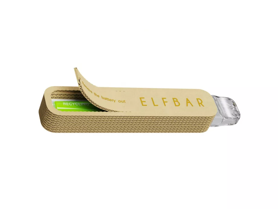 Kartonból készült e-cigit fejlesztett az Elf Bar