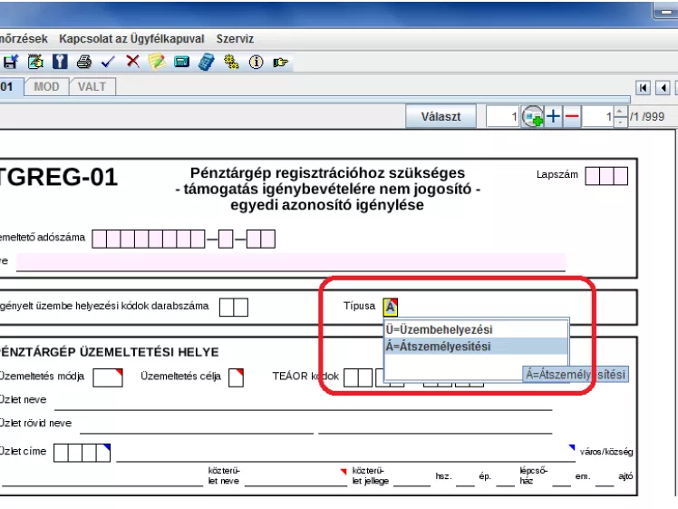 Gyakorlati lépések az online pénztárgépek átszemélyesítéséről